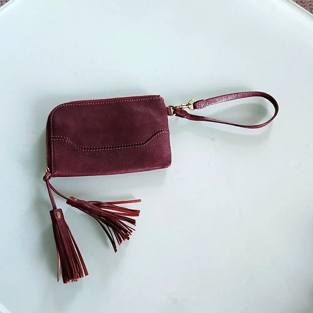 Frye Leather Western Wristlet/Wallet Festival Coastal Cowgirl